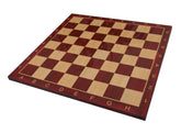 Chess Board with Notations square size 2.25" X 2.25" Padouk for 4" to 4.125"  Chess Set